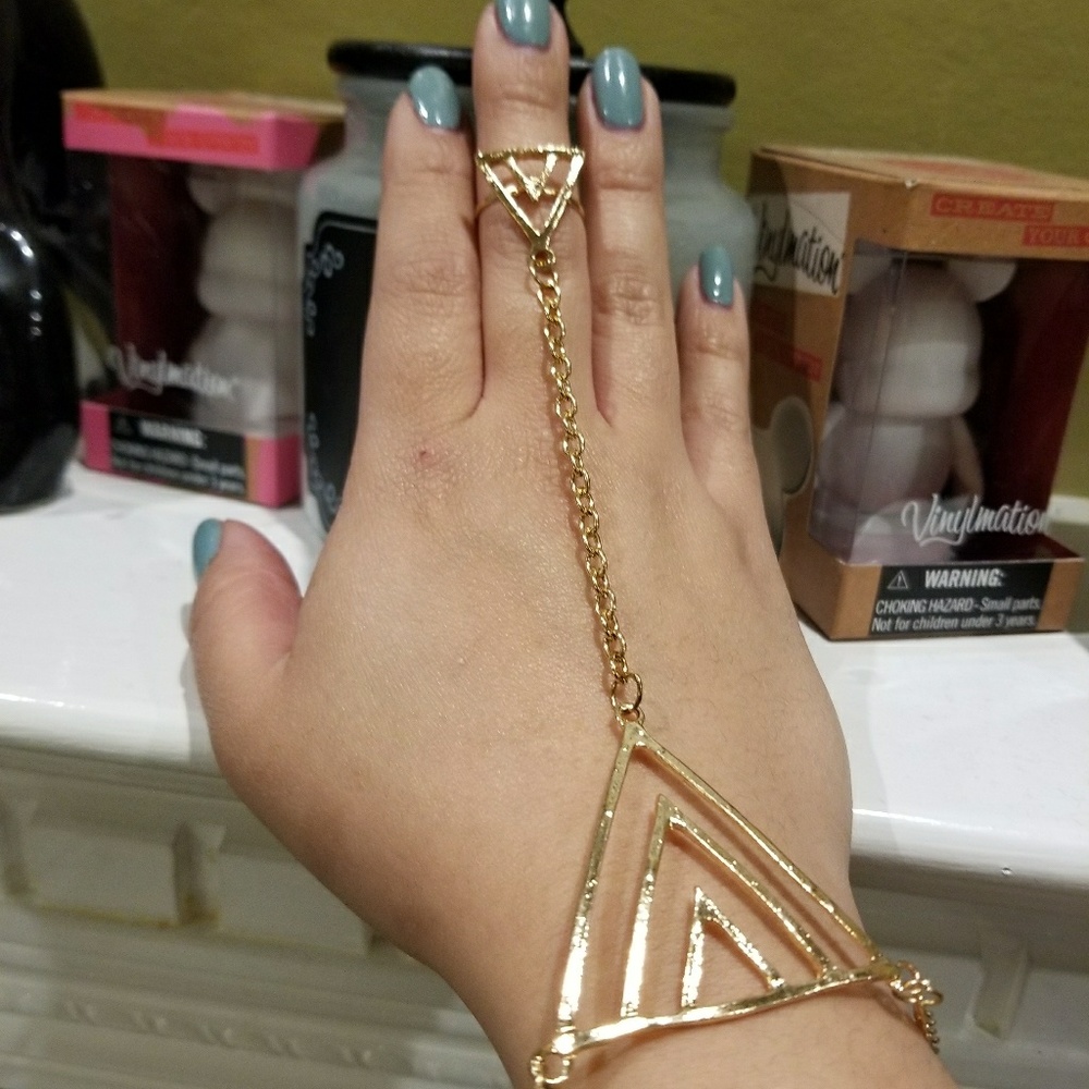Chained Ring Bracelet